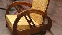 sillón de madera
