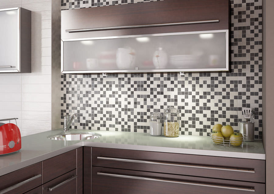 Mosaico para cocina / de pared / de cerámica / mate bulevar nais!