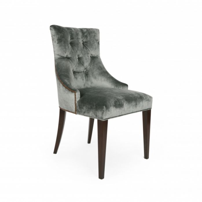 Silla de comedor de estilo francés / tapizada / de tejido / de cuero ... Silla de comedor de estilo francés / tapizada / de tejido / de cuero ...