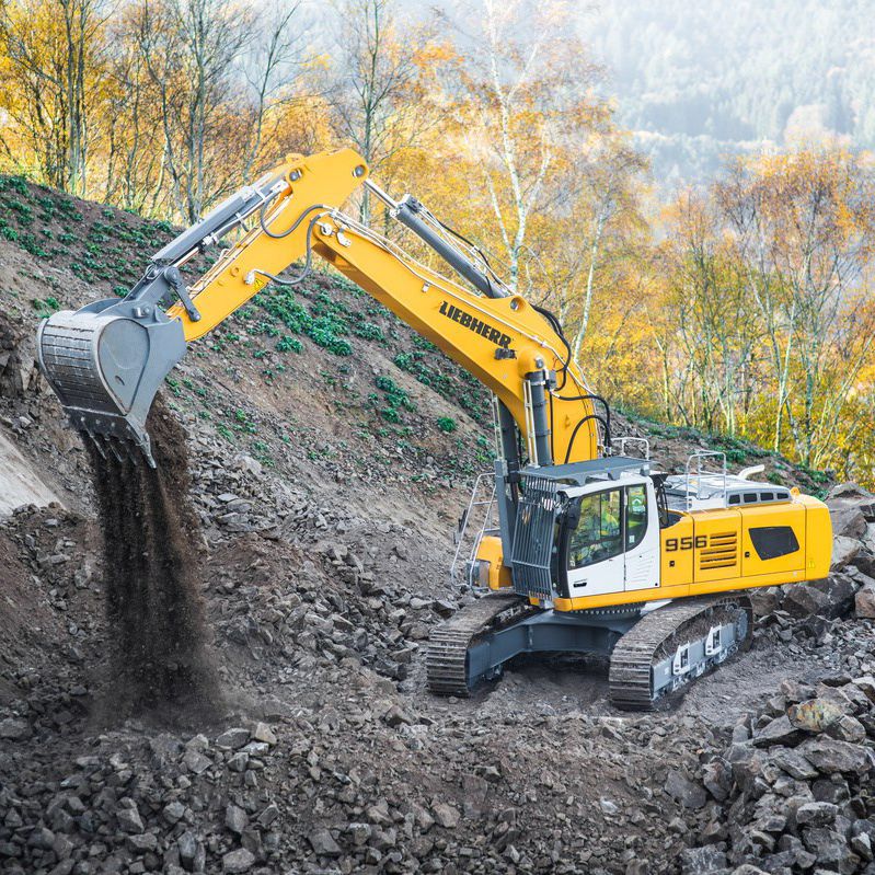 Excavadora Con Orugas R Litronic Liebherr Para Obra Di Sel