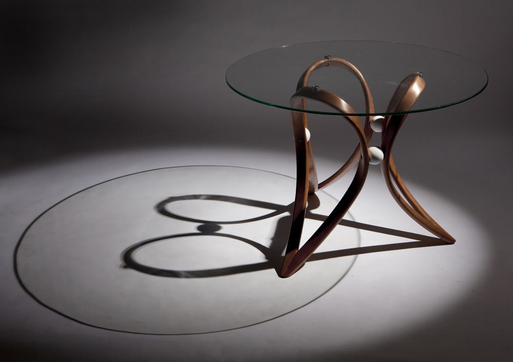 Mesa de comedor / moderna / de vidrio / redonda apriori v ...
