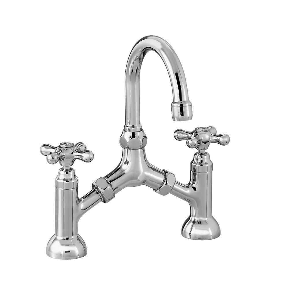 Grifo Bimando Para Lavabo 3215 RUBINETTERIE STELLA De Repisa De