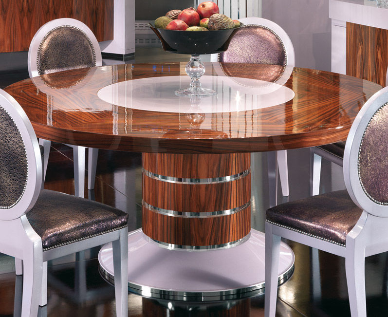 Mesa de comedor clásica / de madera maciza / rectangular / redonda ... Mesa de comedor clásica / de madera maciza / rectangular / redonda ...