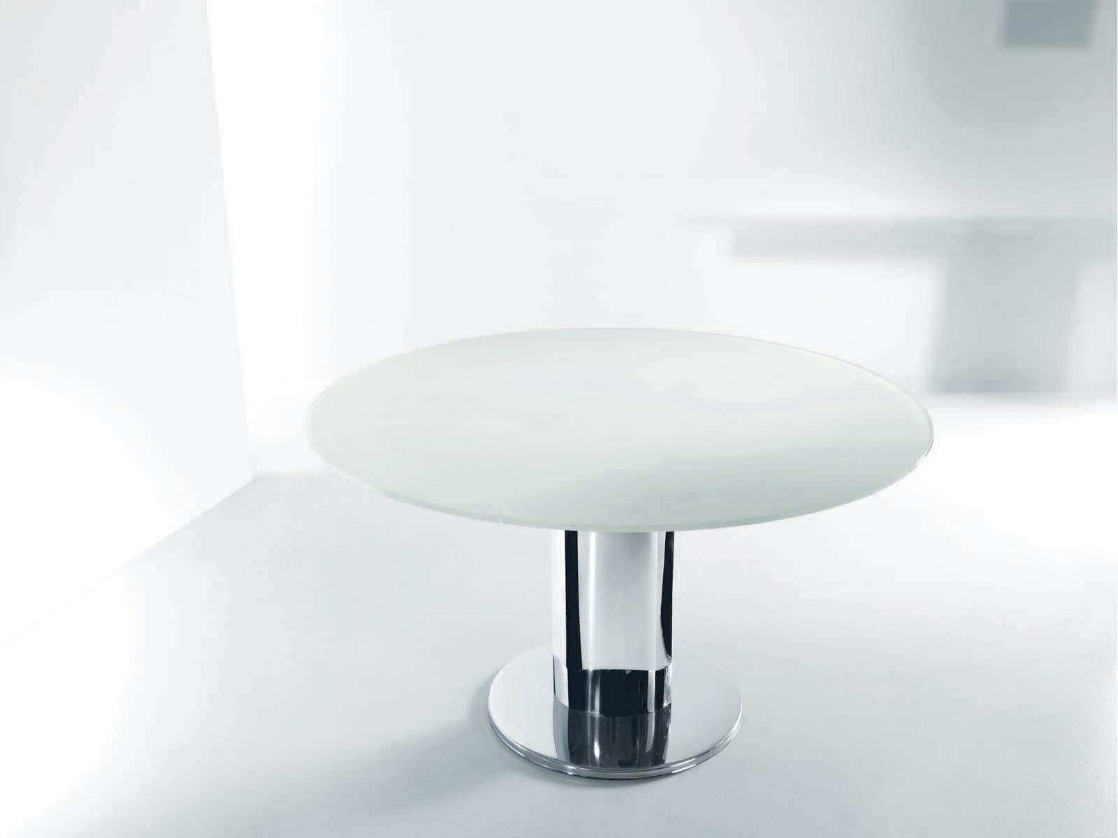 Mesa moderna / de vidrio / redonda / extensible - GIRO - BONTEMPI ... Mesa moderna / de vidrio / redonda / extensible - GIRO - BONTEMPI ...