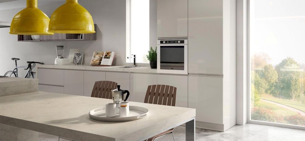 Cocina moderna / de melamina / de madera / con isla brera berloni Cocina de isla creativo Metal
