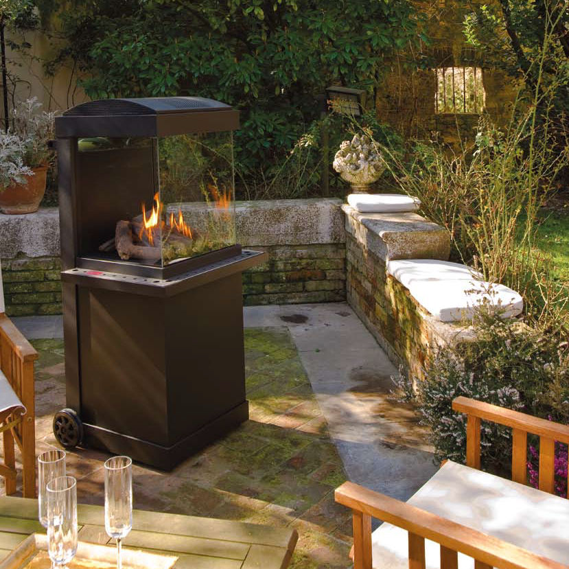 Chimenea de leña / moderna / hogar cerrado / central the buzz ... Backyard diseño chimenea