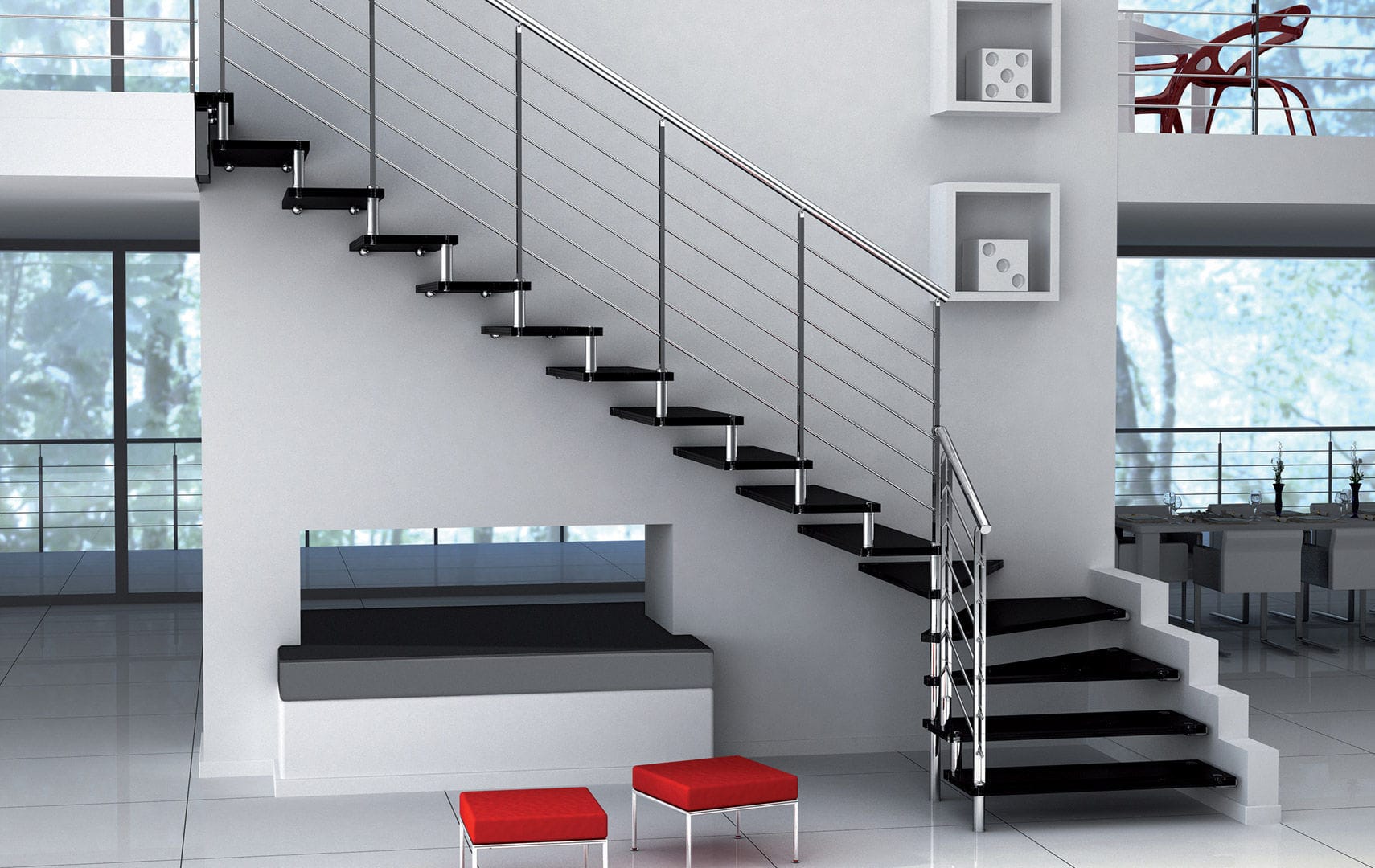 Escalera En L Con Pelda Os De Vidrio Estructura De Metal Sin ~ Materiales Para Peldaños De Escaleras Interiores Escalera En L Con Pelda Os De Vidrio Estructura De Metal Sin ~ Materiales Para Peldaños De Escaleras Interiores
