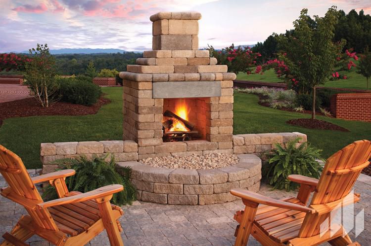 Chimenea de leña / tradicional / abierta / encastrable serenity ... Backyard diseño chimenea