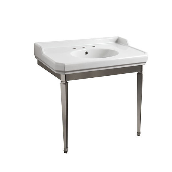 Consola Para Lavabo De Metal 9090 N090 Sbordoni