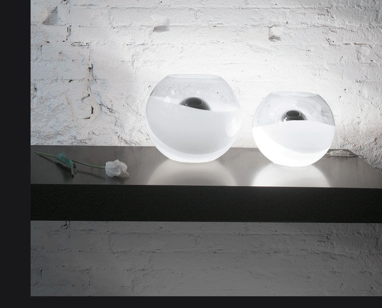Lámpara de mesa / de diseño original / de vidrio / de interior ... Sobremesa diseño Lámparas