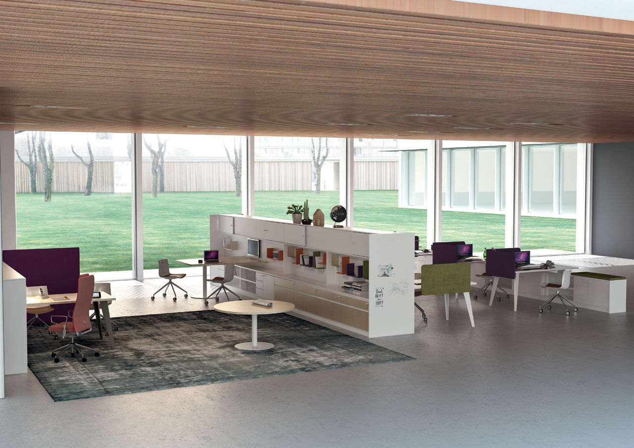 Escritorio para open space / moderno / para uso profesional ...