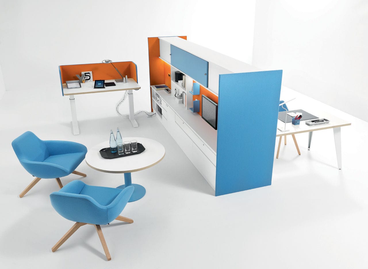 Escritorio para open space / moderno / para uso profesional ...