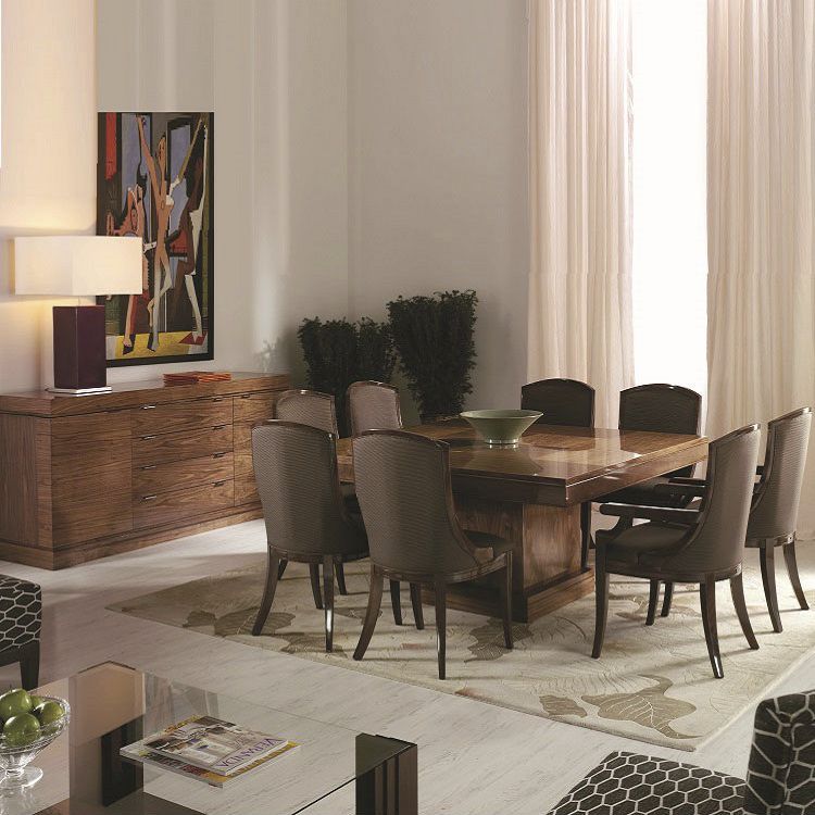 Mesa de comedor moderna / de madera / cuadrada / extensible - Q7 ... Mesa de comedor moderna / de madera / cuadrada / extensible - Q7 ...