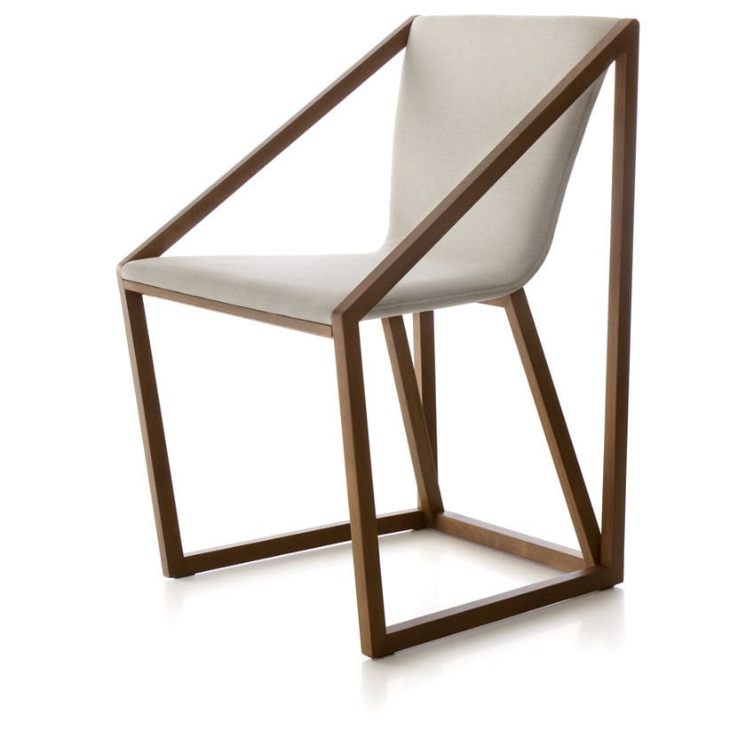 Silla de comedor / moderna / de tela / de madera kite by shin ...
