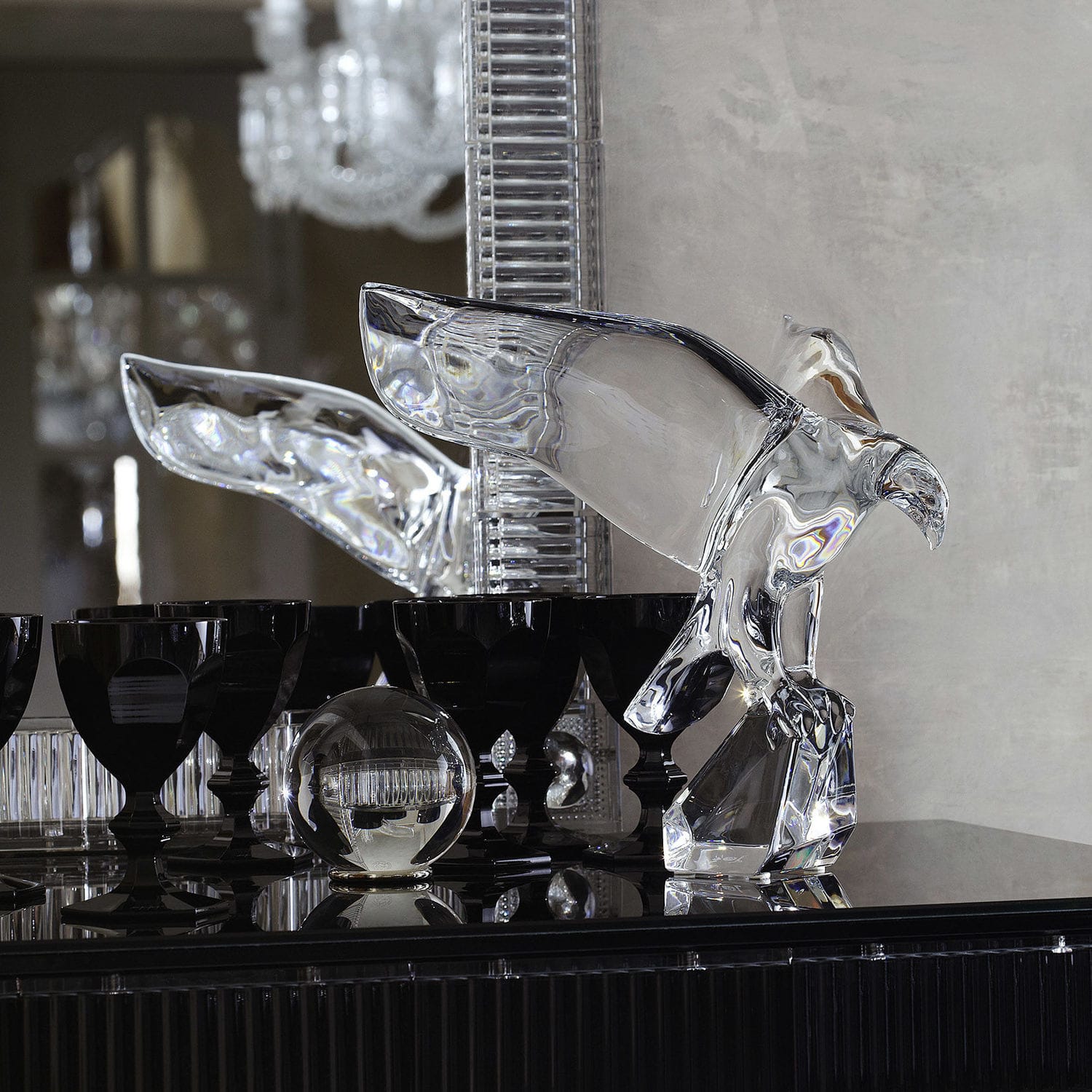 Escultura De Cristal IMPERATOR EAGLE Baccarat