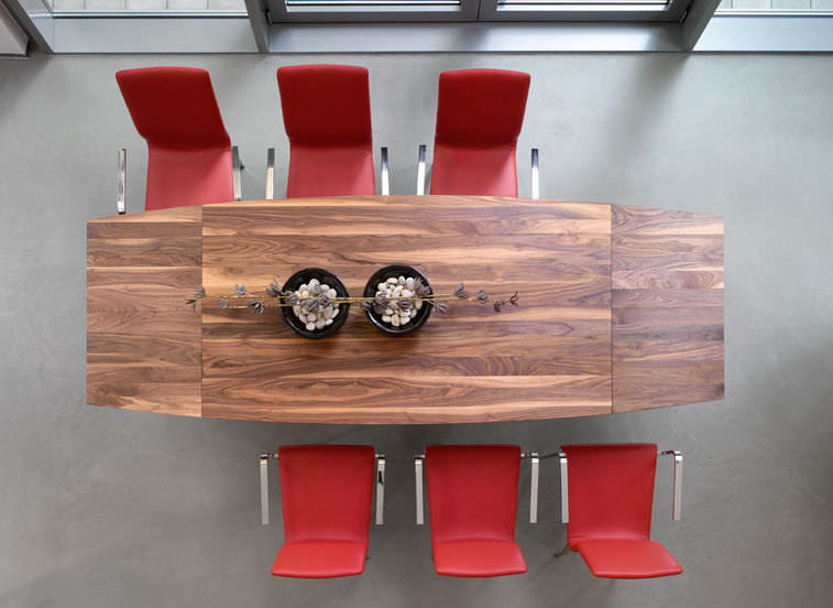 Mesa de comedor / moderna / de madera maciza / rectangular modus ... Salon comedor de madera
