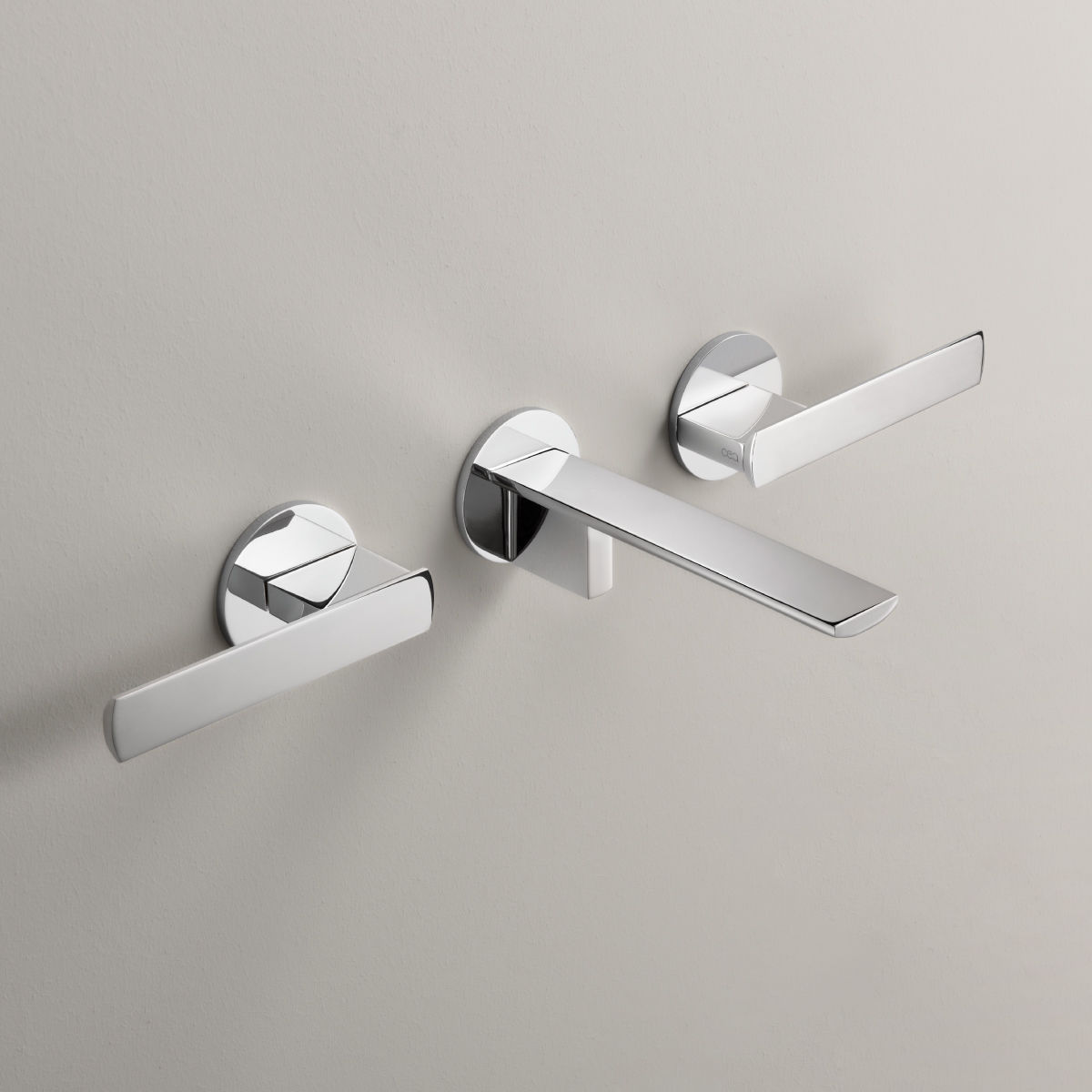 Grifo Bimando Para Lavabo Ayl Ceadesign Empotrable De Pared