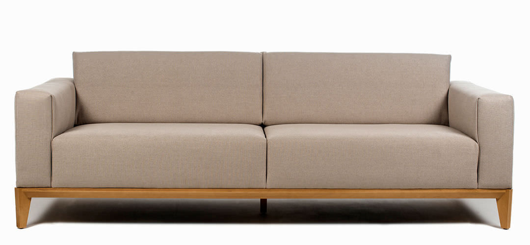Sofá moderno / madera / 3 plazas / blanco oslo by edeestudio b&v Sofas madera