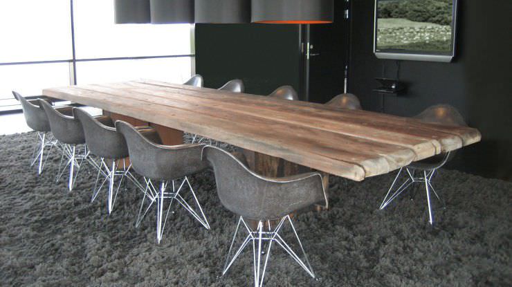 Mesa de comedor moderna / de madera / rectangular - UNIQ - THORS DESIGN Mesa de comedor moderna / de madera / rectangular - UNIQ - THORS DESIGN