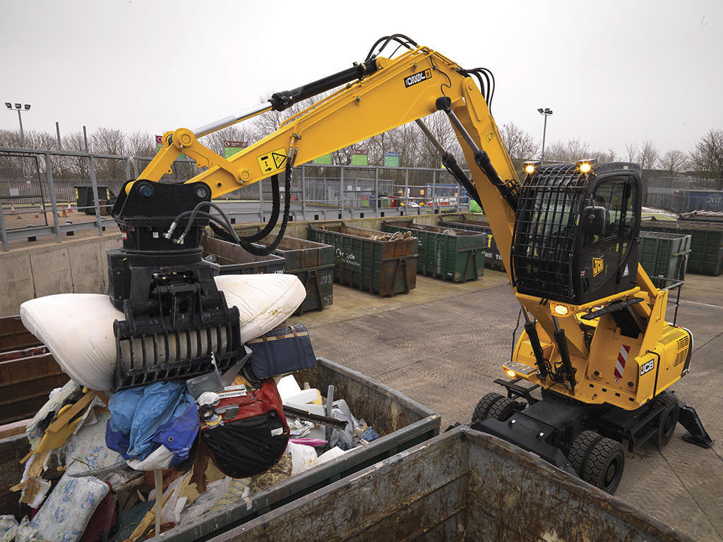 Excavadora Con Neum Ticos Js Mh Jcb Deutschland Gmbh De Manipulaci N