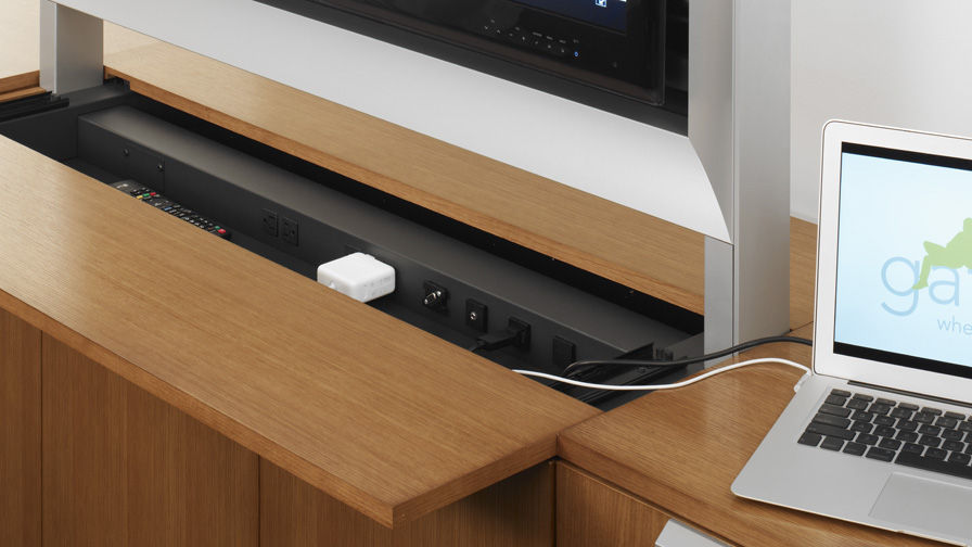 Mueble multimedia moderno / para sala de conferencias / para sala ...