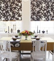 Tela para cortinas / de flores / de algodón