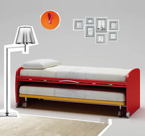 Cama nido / simple / moderna / de madera