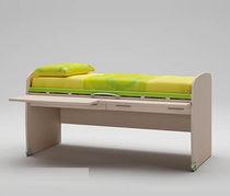 Cama estándar / simple / moderna / de madera