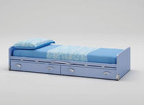 Cama estándar / simple / moderna / de madera