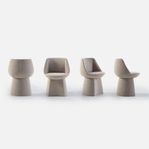 Silla de comedor moderna / tapizada / con...