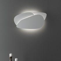 Aplique moderno / de metal / LED / blanco
