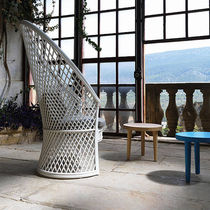 Sillón moderno / de ratán / de plástico