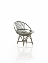 Sillón moderno / de ratán / de plástico