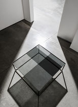 Mesa de centro moderna / de vidrio / de...
