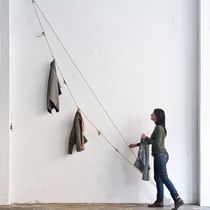 Perchero mural / moderno / de metal / de...