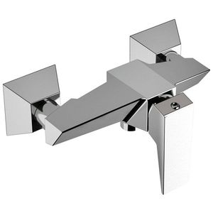 grifo monomando para ducha / de pared / de metal cromado / de latón