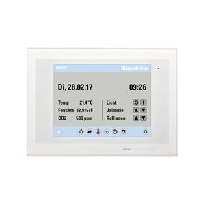 pantalla táctil para sistemas domóticos / para sistema de edificio inteligente / de pared / KNX