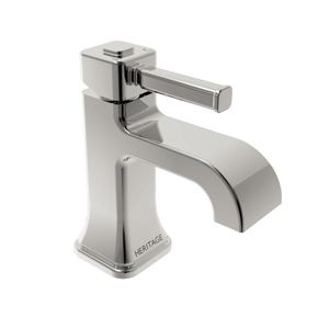 grifo monomando para lavabo / de metal cromado / de baño / con 1 orificio
