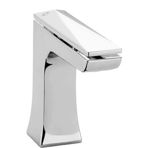 grifo monomando para lavabo / de metal cromado / de baño / con 1 orificio