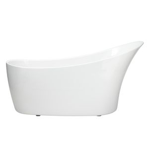 bañera independiente / ovalada / de fibra acrílica
