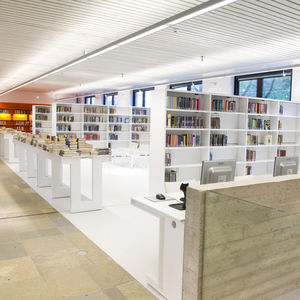estantería profesional para biblioteca / para archivo / estándar / de madera