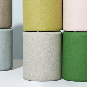 tela de tapicería / para cortinas / de color liso / de lana