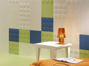 baldosa de interior / de pared / de cerámica / con relieve