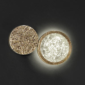 aplique moderno / de bronce / de vidrio / LED