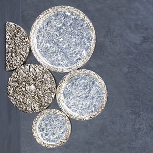 aplique moderno / de bronce / de vidrio / LED