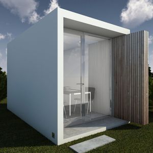 edificio modular / prefabricado / estructura de hormigón armado / para oficina