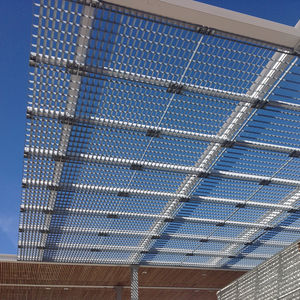 celosía con lamas de aluminio / de malla metálica / de acero / de acero inoxidable