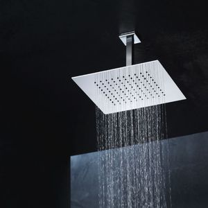 rociador de ducha de techo / cuadrado / lluvia / cascada