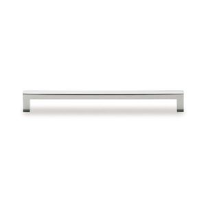 tirador para mueble de metal cromado