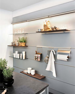 estantería mural / moderna / de madera / para cocina